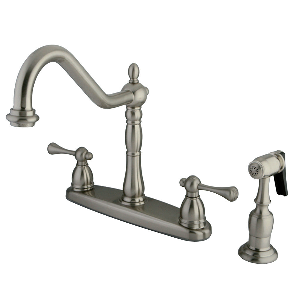 Kingston Brass KB7751BLBS English Vintage Centerset Kitchen Faucet