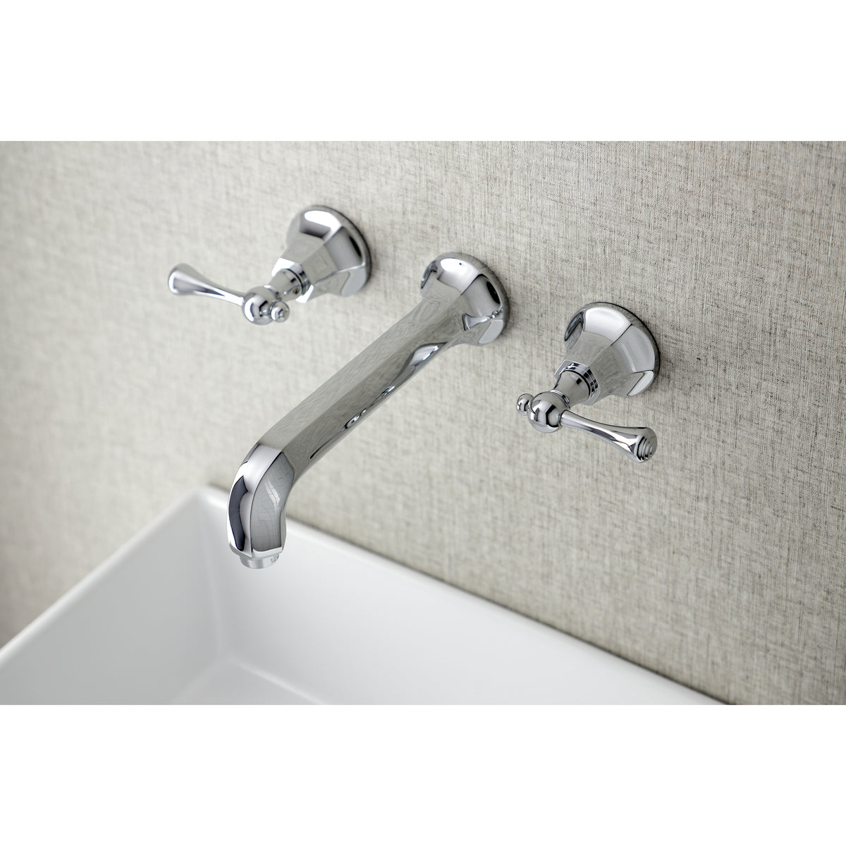 Kingston Brass KS4128BL Wall Mount Bathroom Faucet