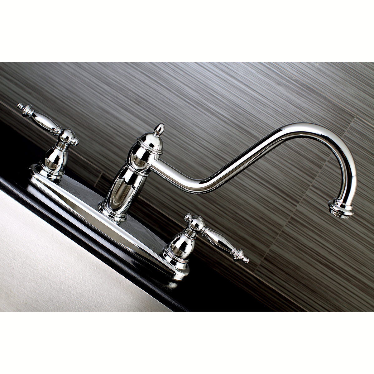 Kingston Brass KB7111TLLS Templeton Centerset Kitchen Faucet