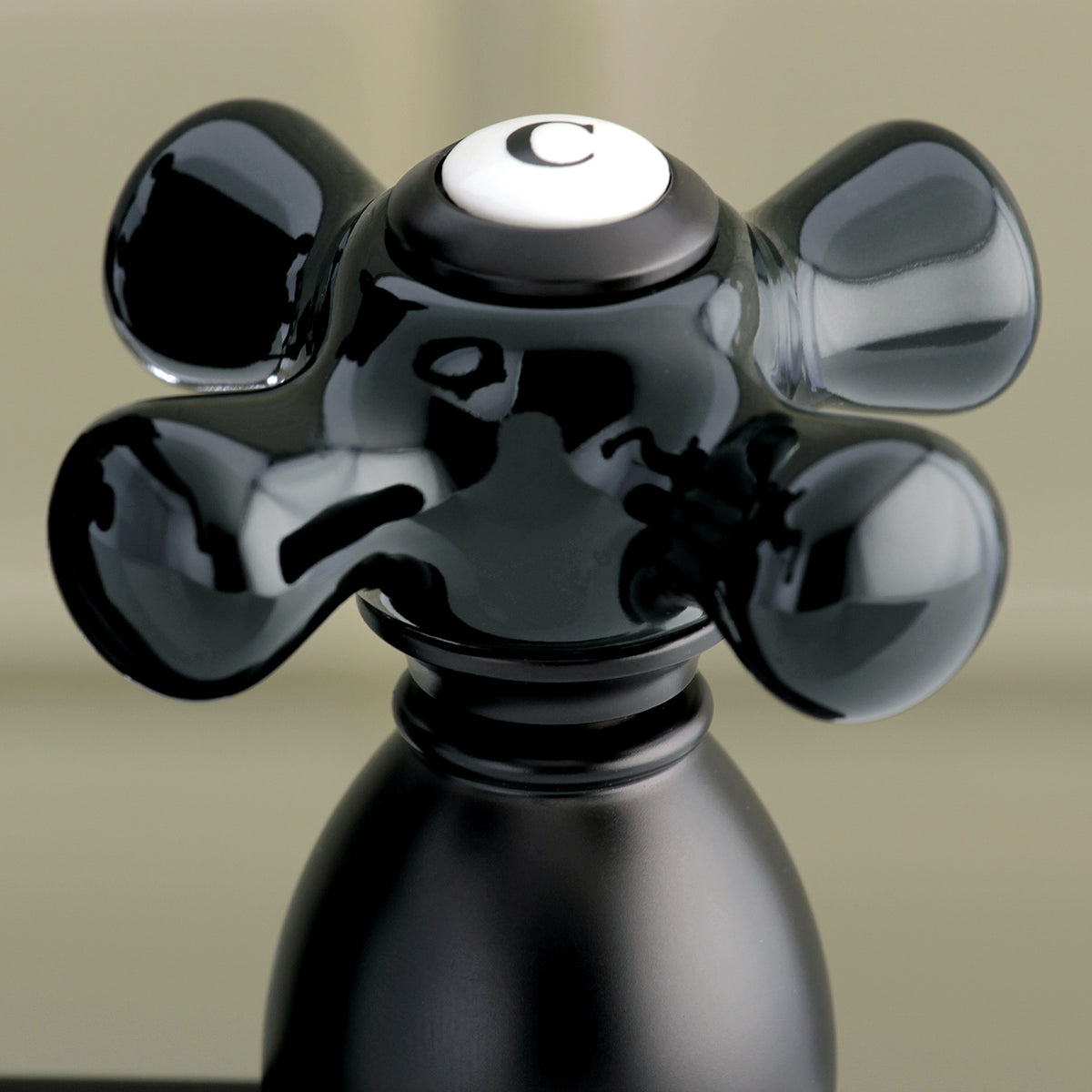 Kingston Brass KS7005PKX 4 in. Centerset Bathroom Faucet