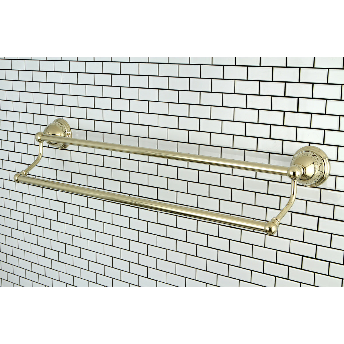 Kingston Brass Restoration 24" Dual Towel Bar