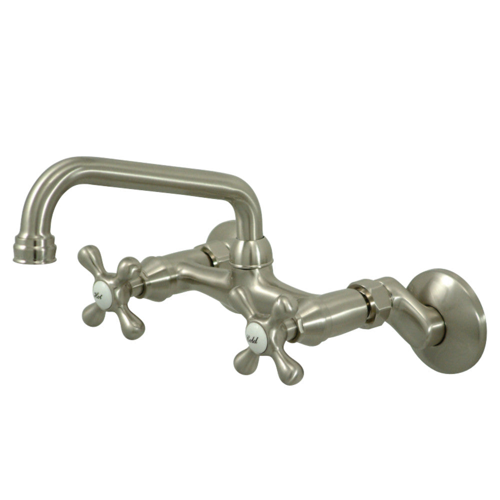 Kingston Brass KS213PN Kingston Two Handle Wall Mount Kitchen Faucet