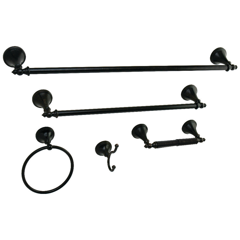 Kingston Brass Naples 5-Piece Bathroom Accessory Set