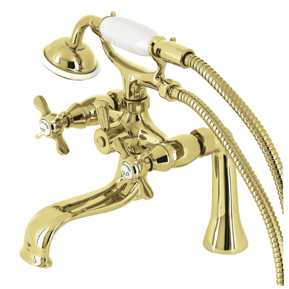 Essex Deck Mount Clawfoot Tub Faucet with Hand Shower