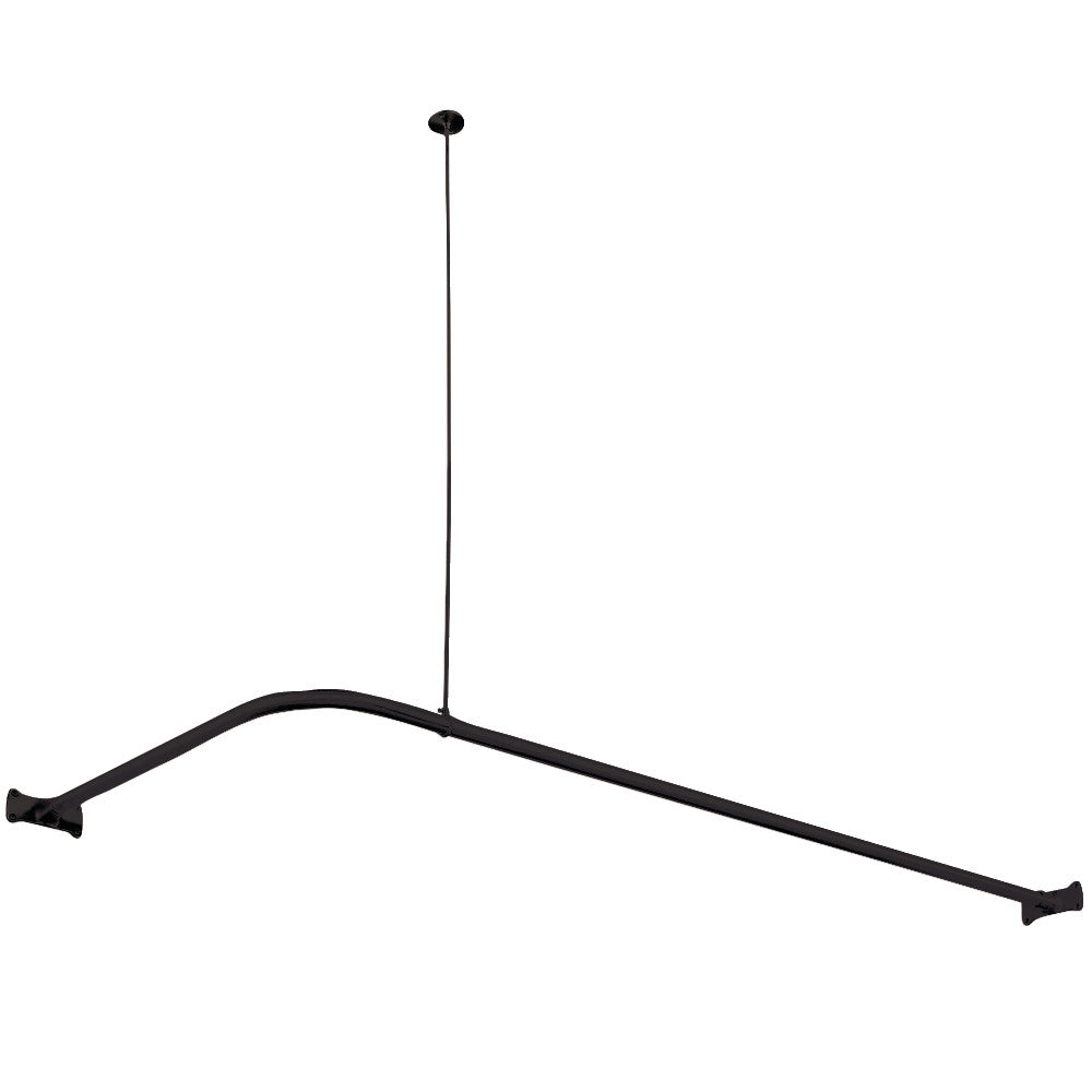 Kingston Brass Corner Shower Rod