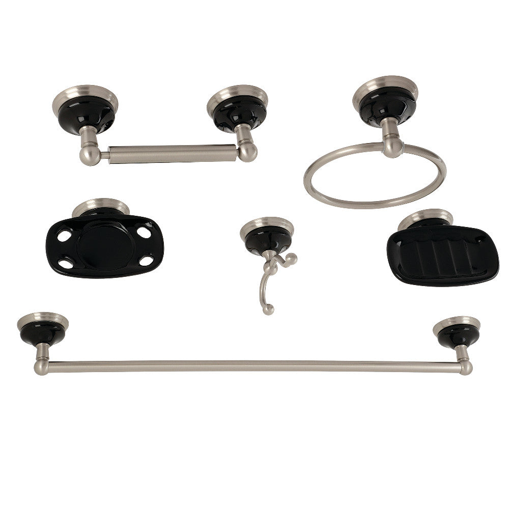 Kingston Brass Water Onyx 6-Piece Bathroom Accessory Set