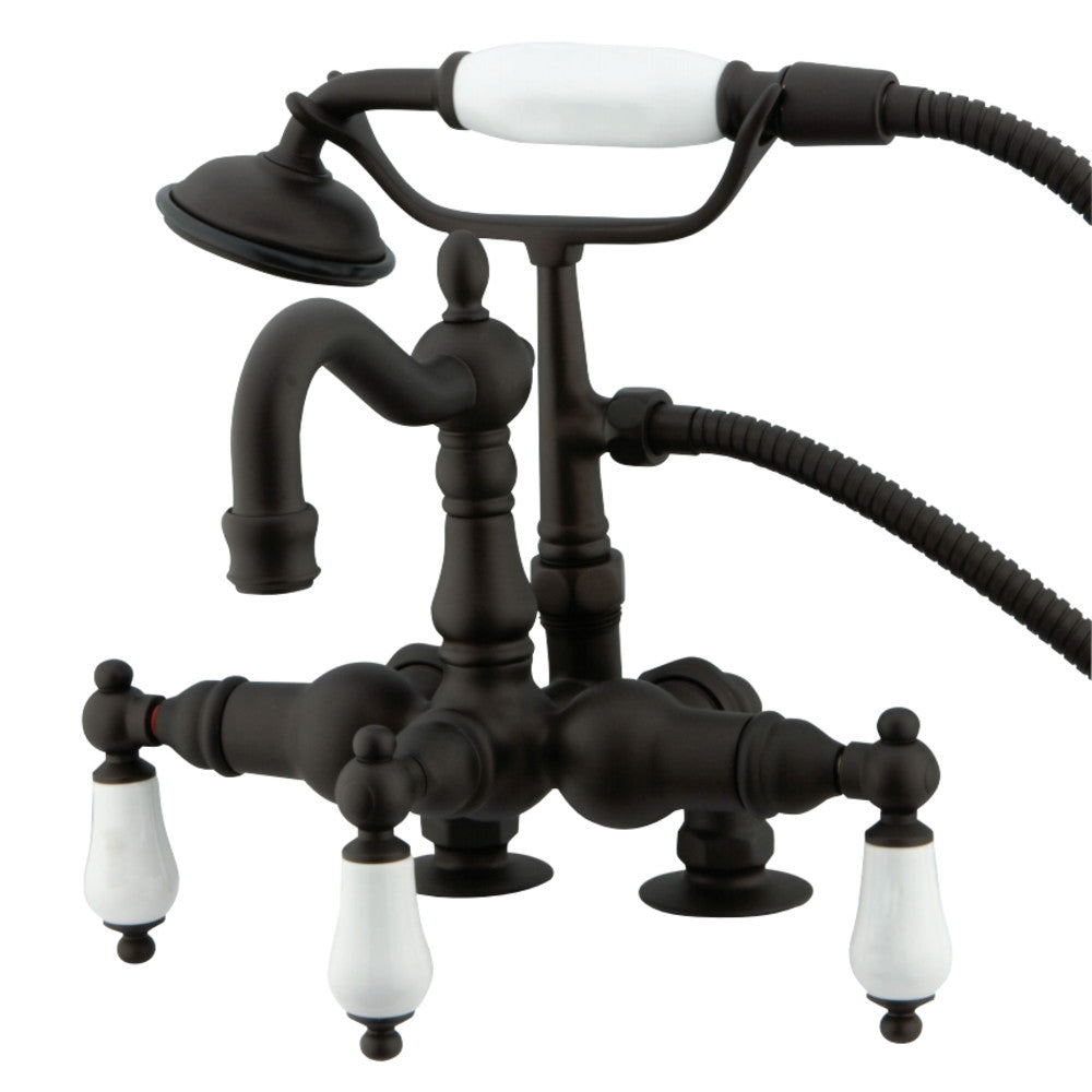 Vintage 3-3/8-Inch Deck Mount Tub Faucet