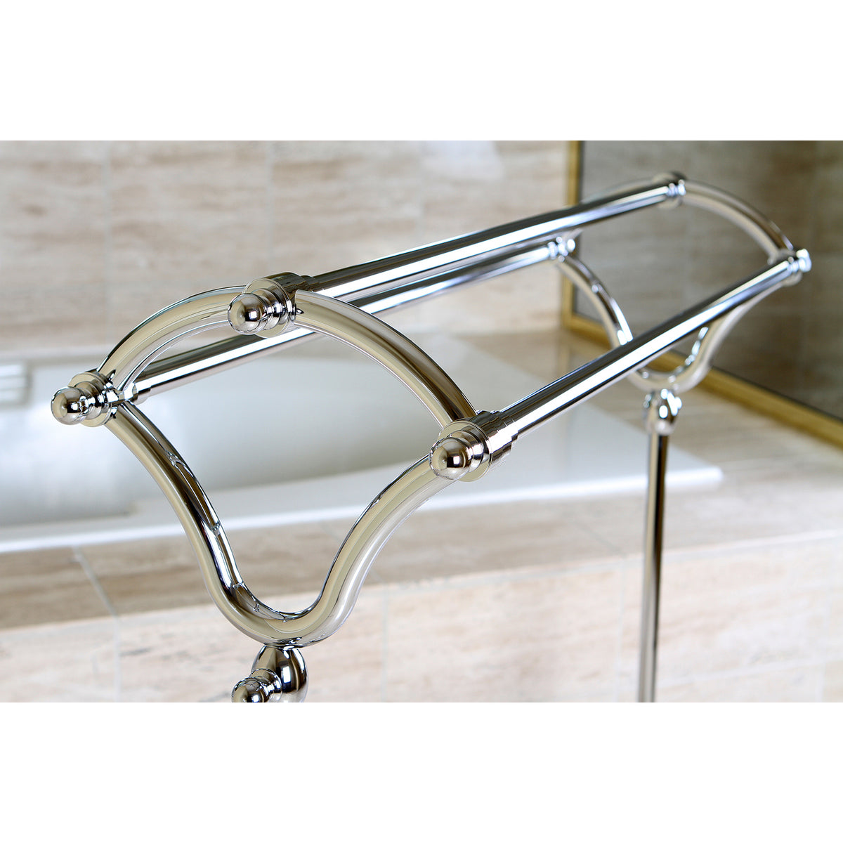 Kingston Brass Pedestal Y-Type Towel Rack
