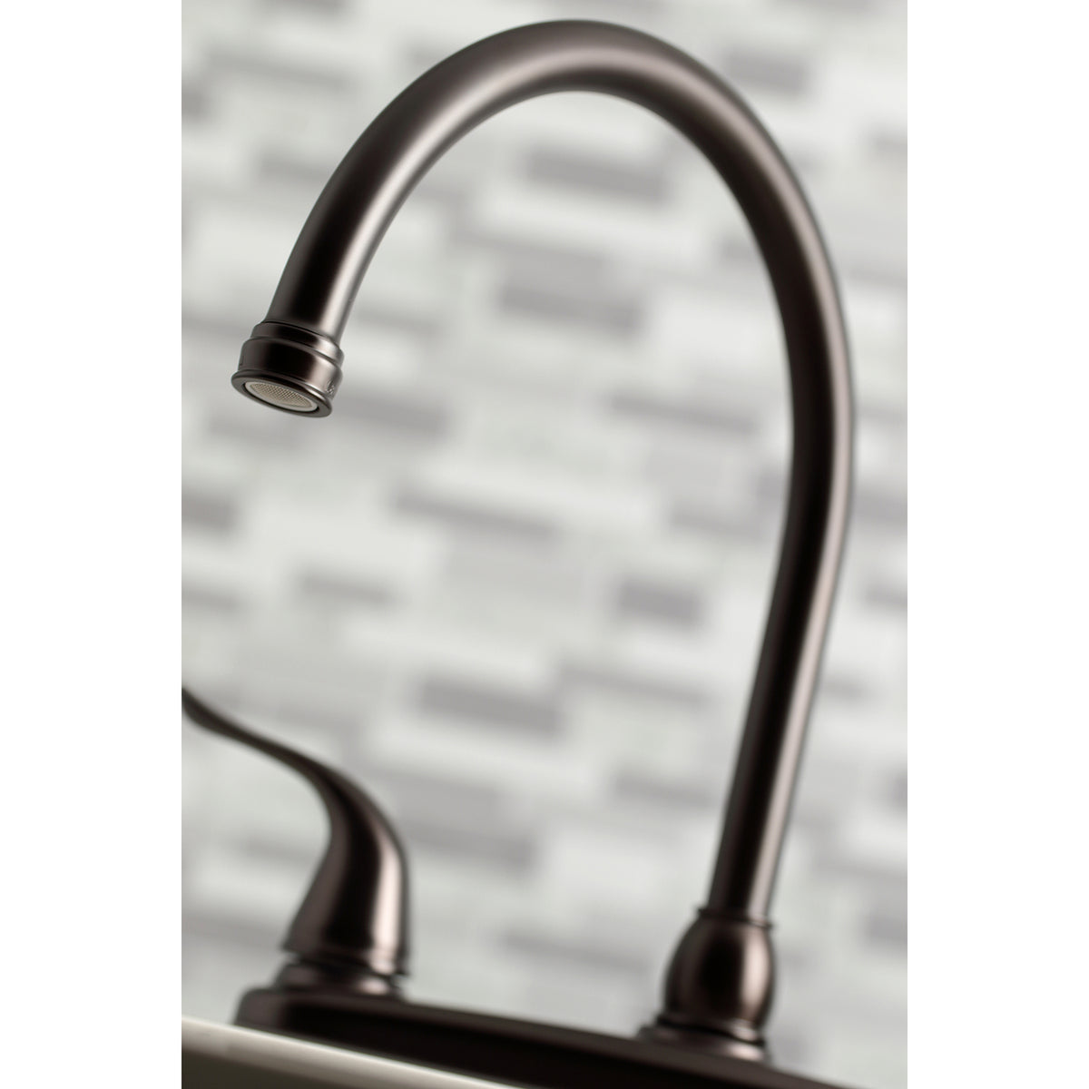 Kingston Brass KB791YLSP Yosemite 8-Inch Centerset Kitchen Faucet with Sprayer