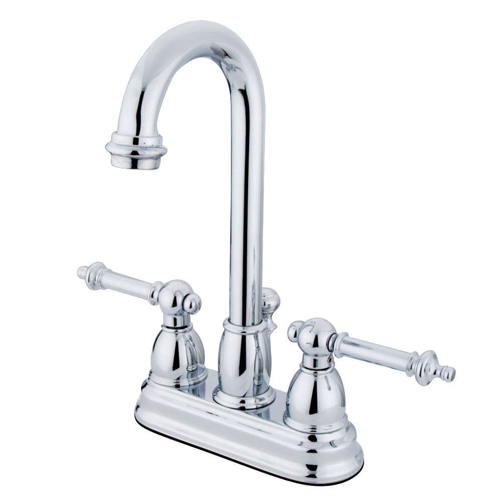 Kingston Brass KB3615TL 4 in. Centerset Bathroom Faucet