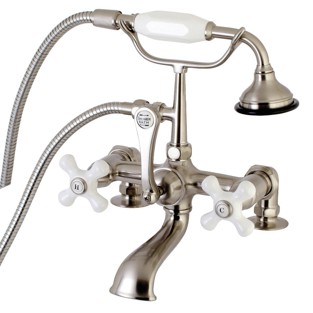 Aqua Vintage 7-Inch Tub Faucet with Hand Shower