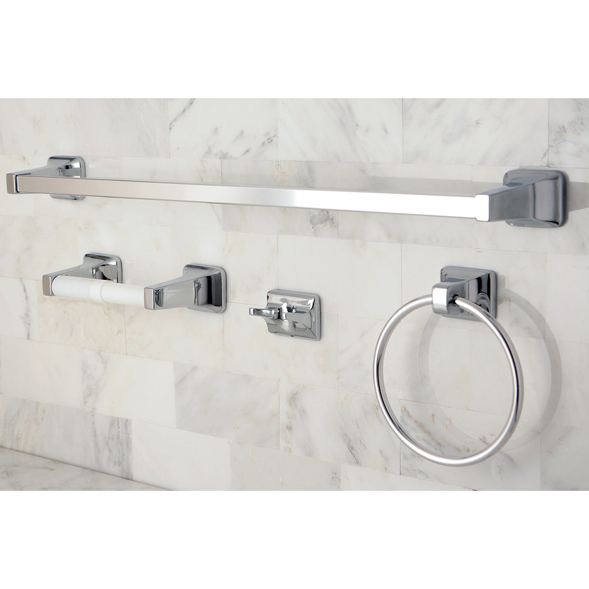 Kingston Brass BA0104C 4-Piece Bathroom Accessory Set