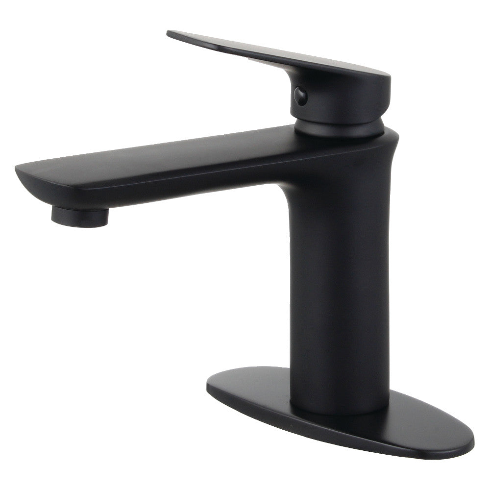 Fauceture LS4203CXL Frankfurt Single-Handle Bathroom Faucet with Deck Plate and Drain