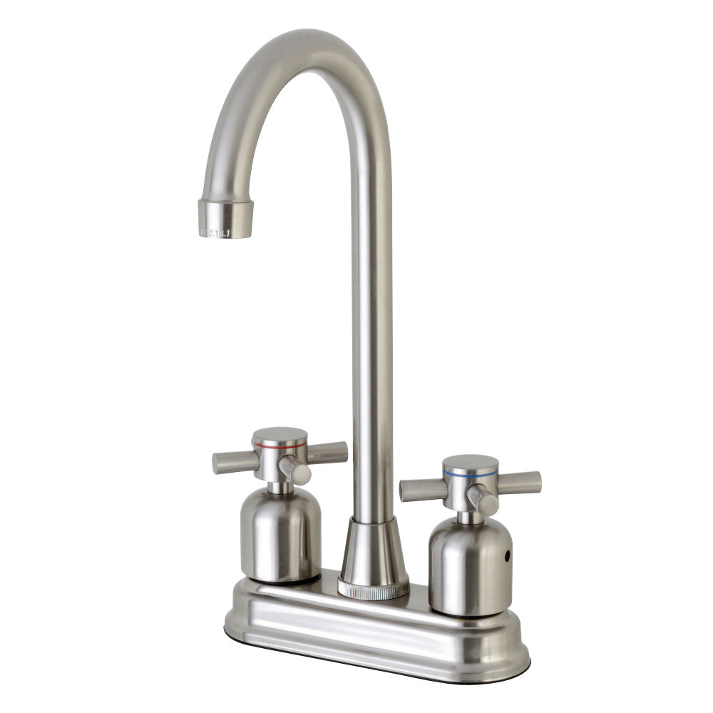 Kingston Brass Concord FB491DX 4" Centerset High-Arch Spout Bar Faucet