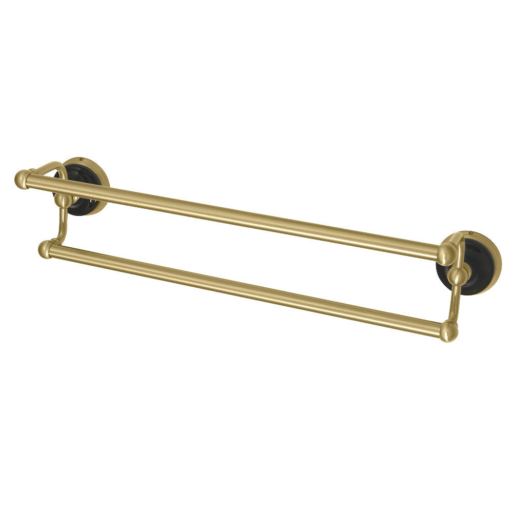 Kingston Brass Water Onyx 18 in. Dual Towel Bar