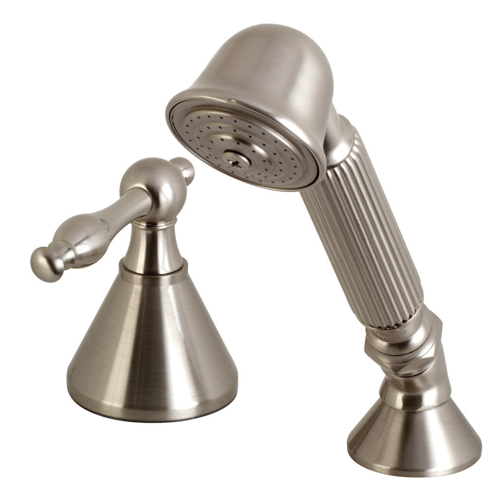 Kingston Brass Deck Mount Hand Shower with Diverter for Roman Tub Faucet