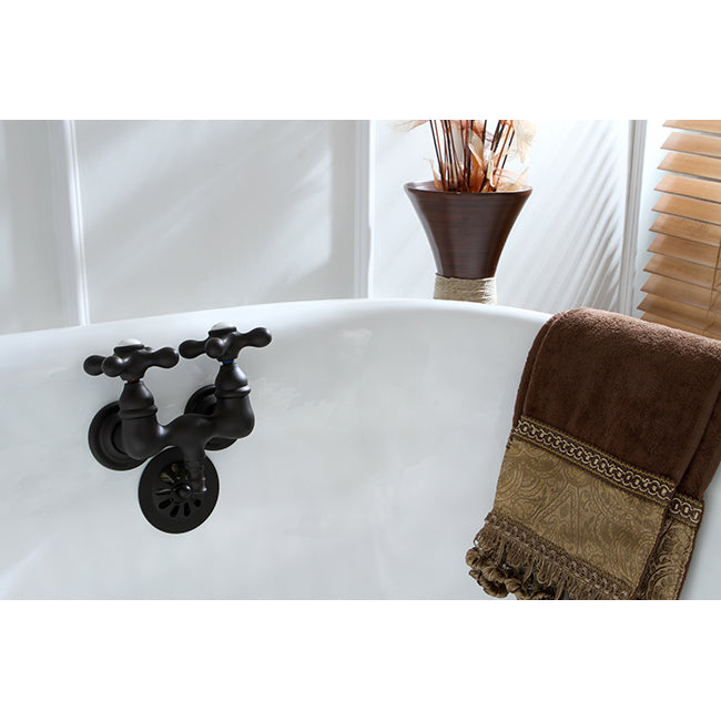Vintage 3-3/8-Inch Wall Mount Tub Faucet