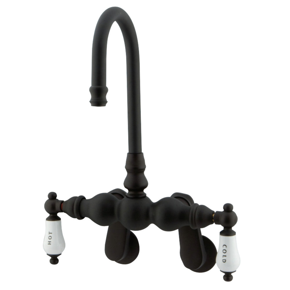 Vintage Adjustable Center Wall Mount Tub Faucet