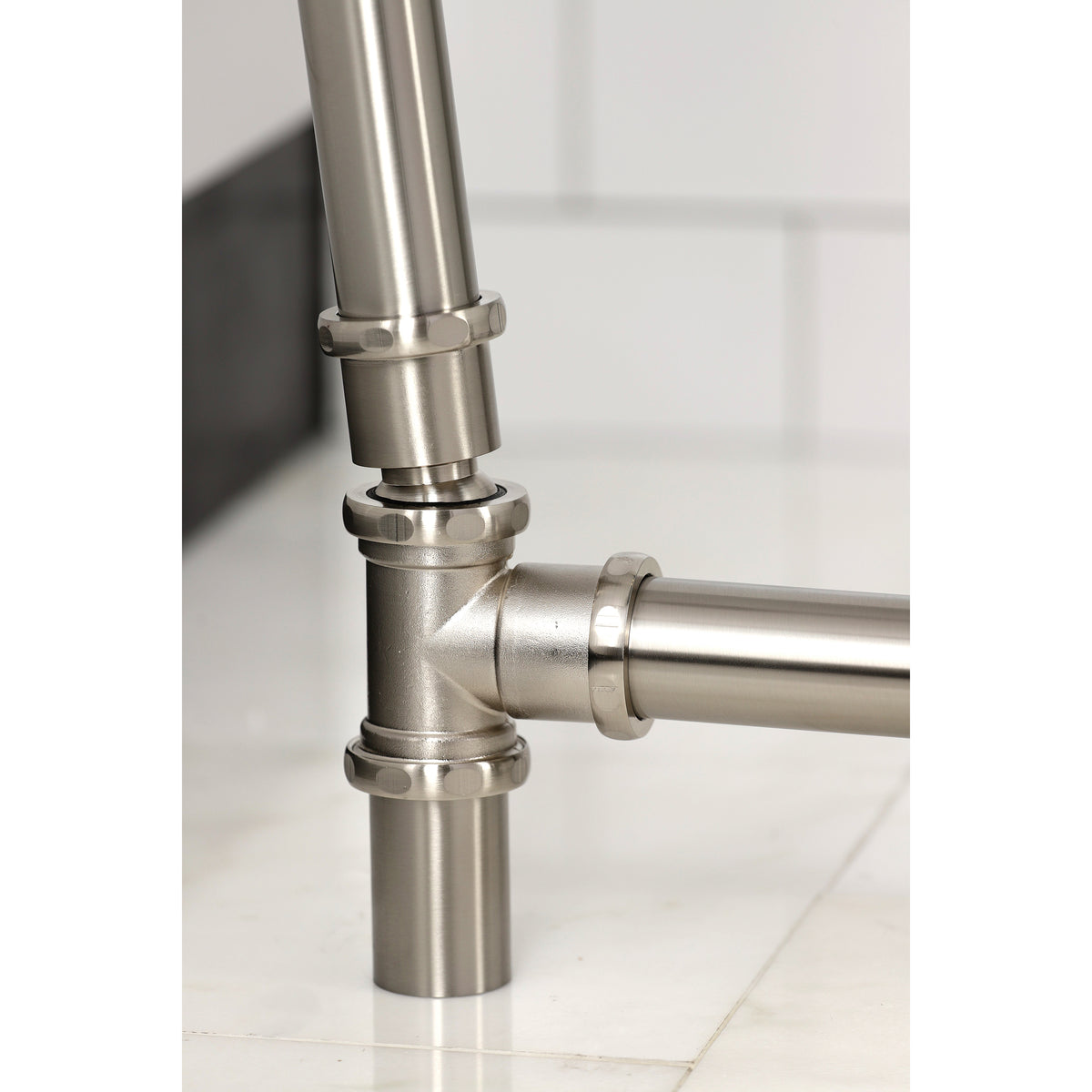 Kingston Brass Tub Double Pivoting Waste & Overflow, 21 Gauge