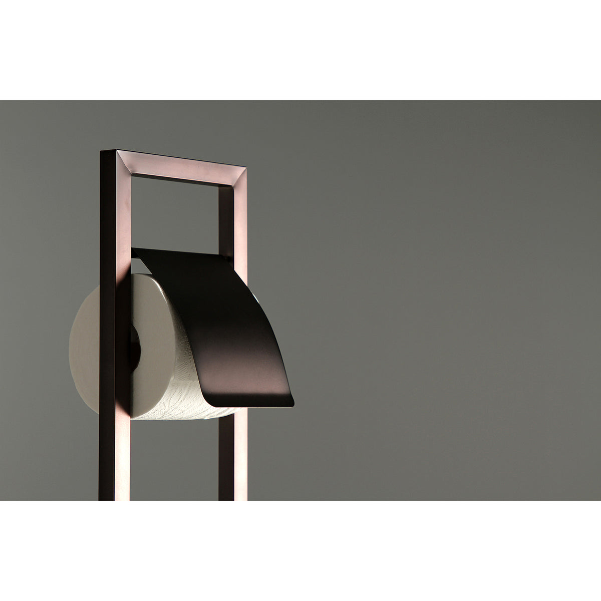 Kingston Brass Pedestal Toilet Paper Holder with Toilet Brush Holder