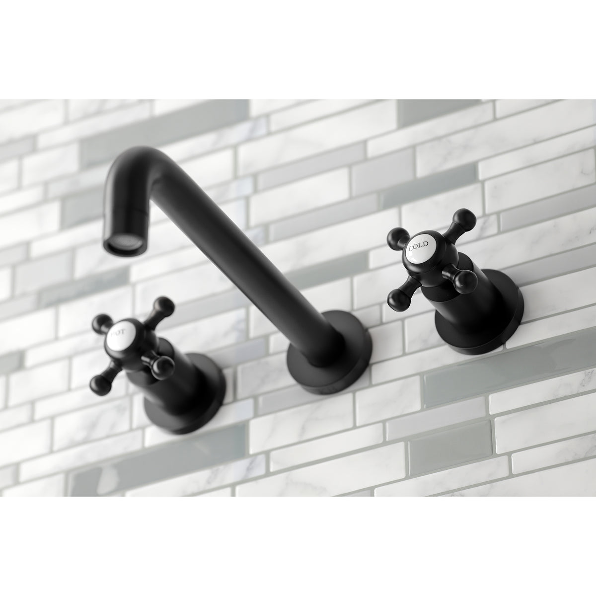 Metropolitan Two-Handle Wall Mount Tub Faucet