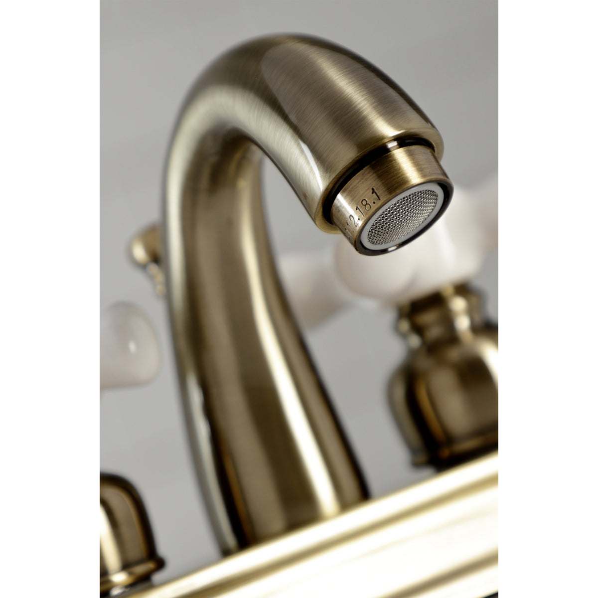 Kingston Brass KB5613PX Restoration 4 in. Centerset Bathroom Faucet