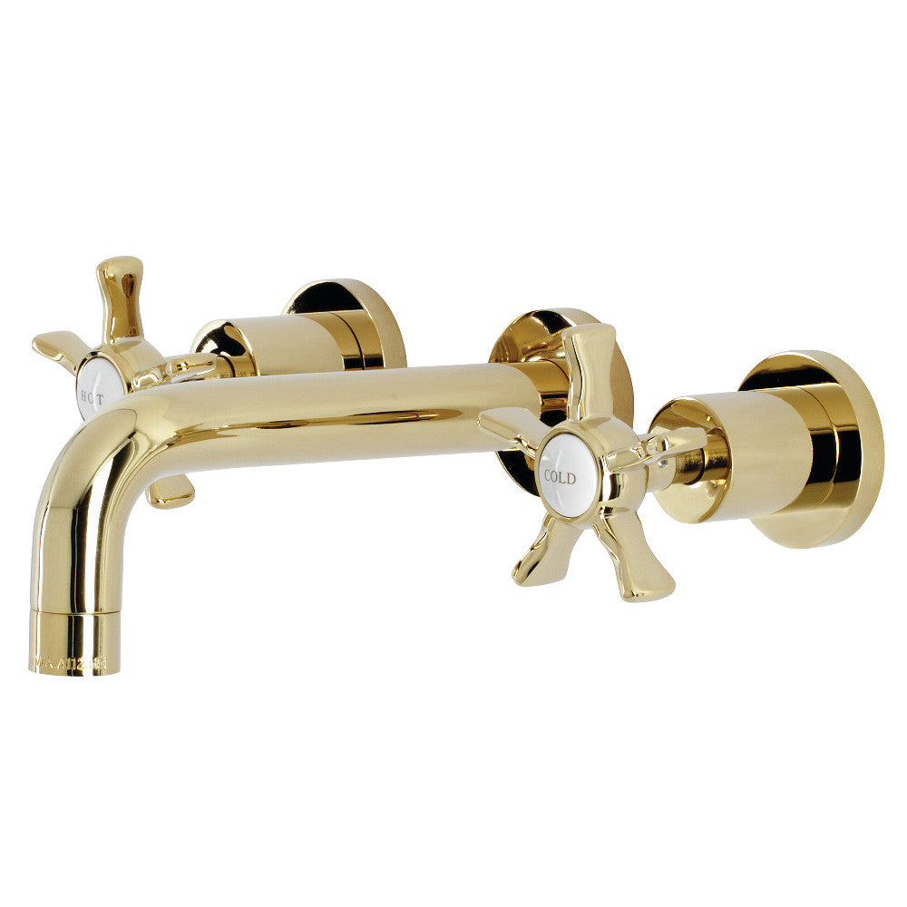 Kingston Brass KS8128NX Hamilton Two-Handle Wall Mount Bathroom Faucet