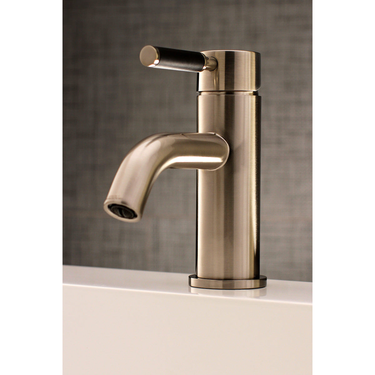 Fauceture LS8229DKL Kaiser Single-Handle Bathroom Faucet with Push Pop-Up