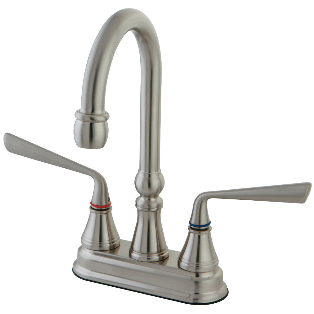 Kingston Brass KS2492ZL Silver Sage Bar Faucet