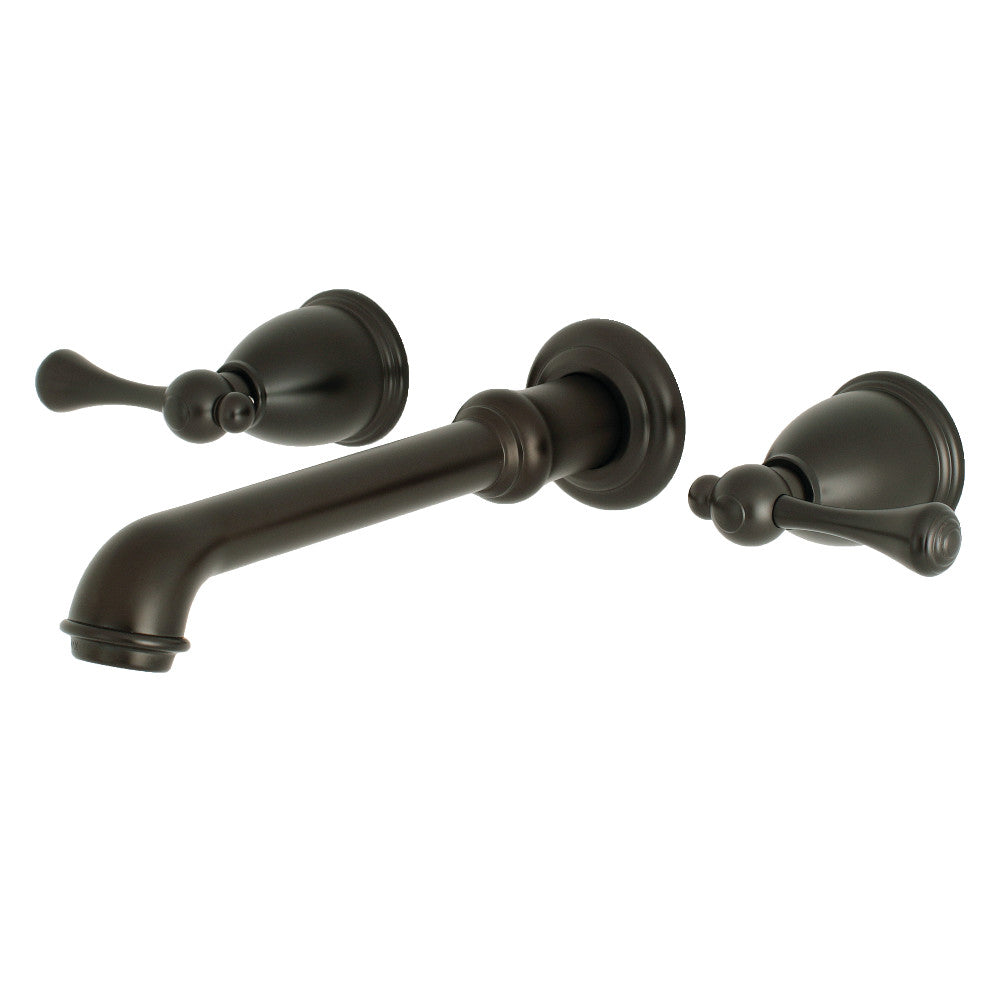 Kingston Brass KS7120BL 8" Center Wall Mount Bathroom Faucet