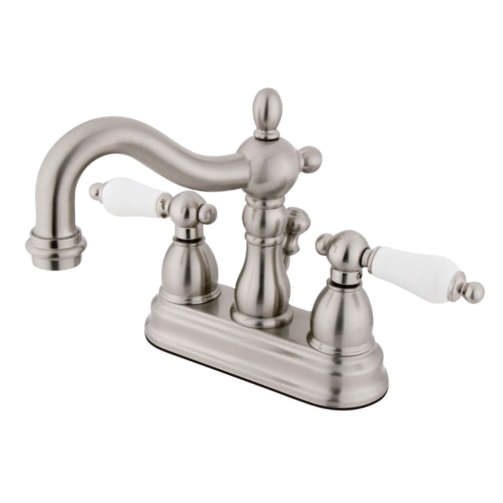 Kingston Brass KB1606PL Heritage 4 in. Centerset Bathroom Faucet