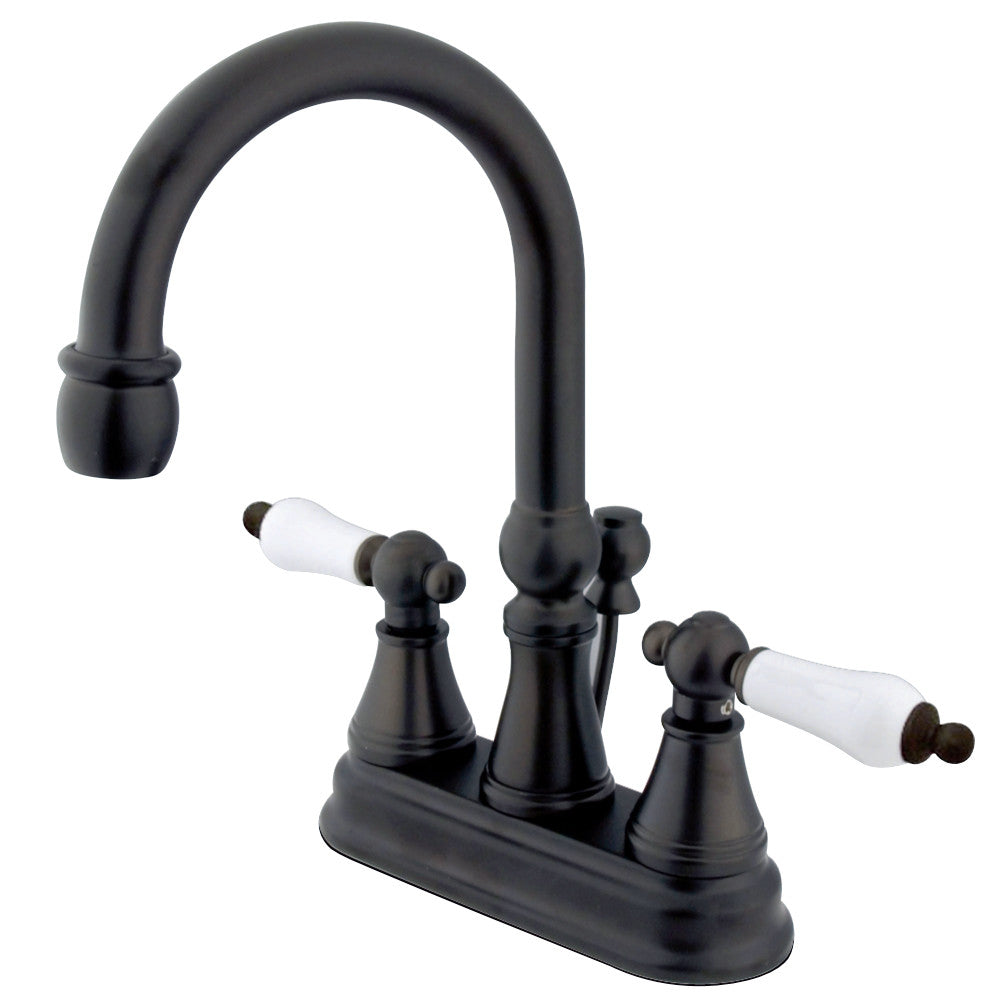Kingston Brass KS2611PL 4 in. Centerset Bathroom Faucet