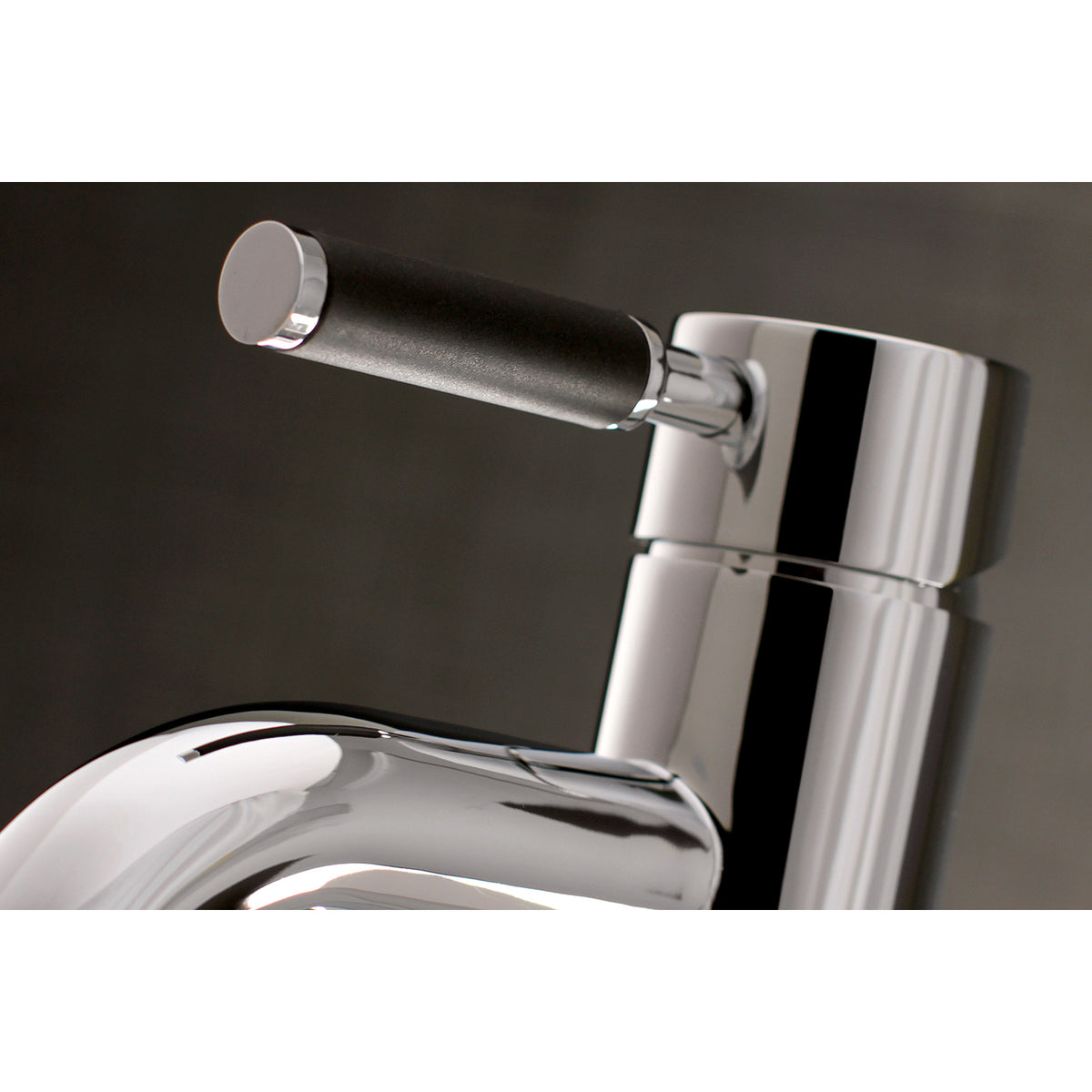 Fauceture LS8229DKL Kaiser Single-Handle Bathroom Faucet with Push Pop-Up