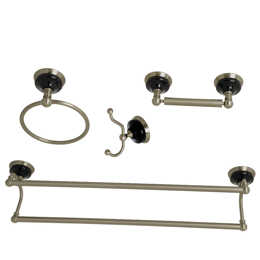 Kingston Brass Water Onyx 4-Piece Bathroom Accessory Set