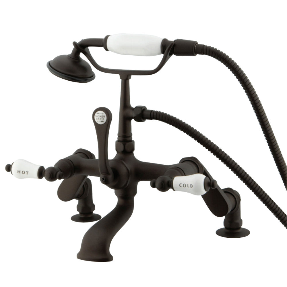 Vintage Adjustable Center Deck Mount Tub Faucet