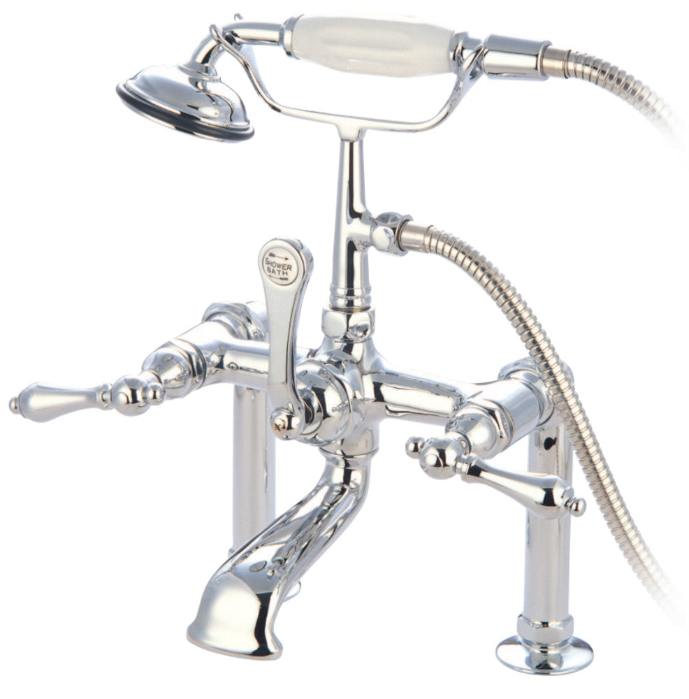 Vintage 7-Inch Deck Mount Clawfoot Tub Faucet