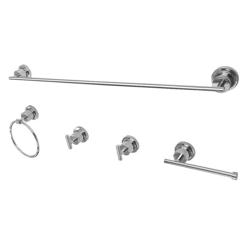 Kingston Brass Concord 5-Piece Bathroom Accessory Set
