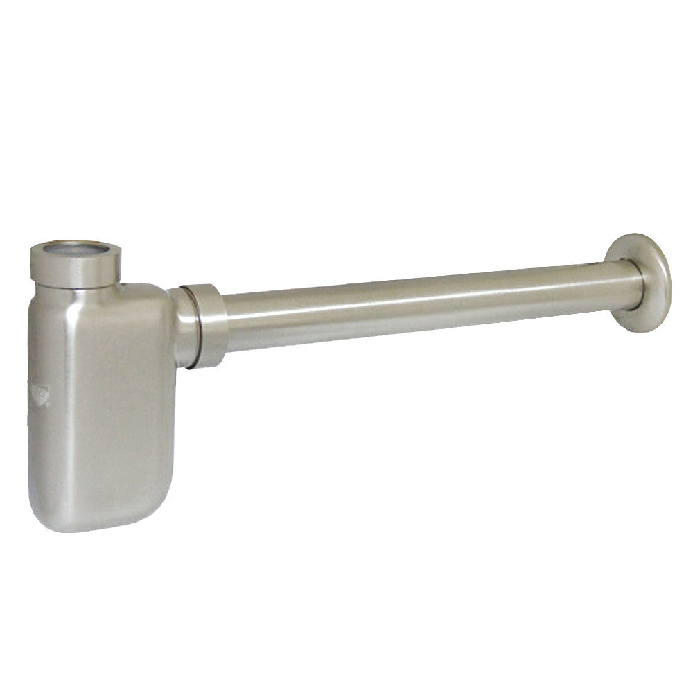Kingston Brass Bottle-Trap Brass Round Siphon, 1-1/4" O.D., 18 Gauge