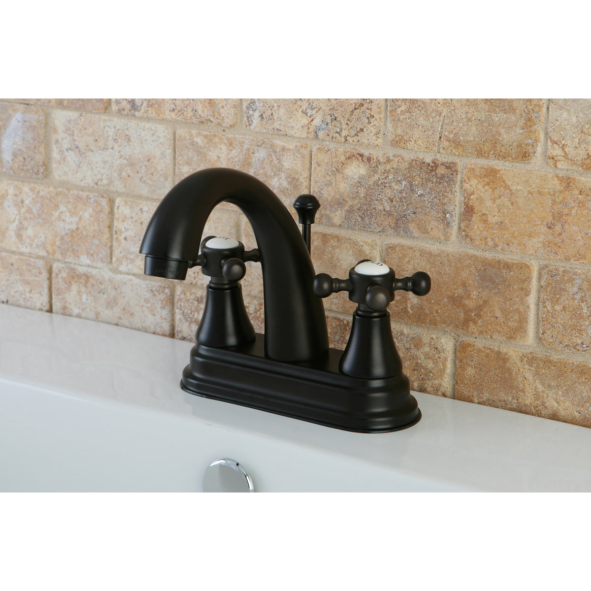 Kingston Brass KS7612BX 4 in. Centerset Bathroom Faucet