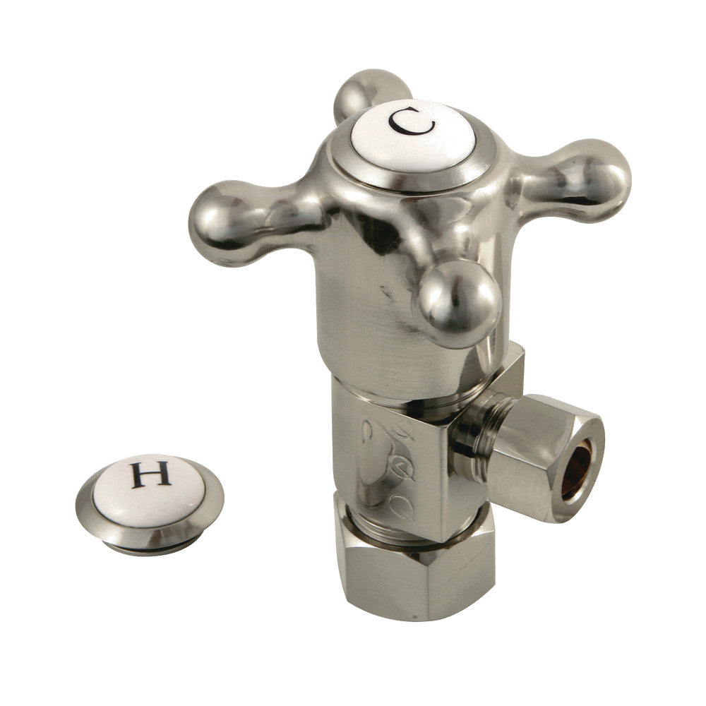 Kingston Brass 5/8"O.D x 3/8" O.D Anti-Seize Quarter Turn Angle Stop