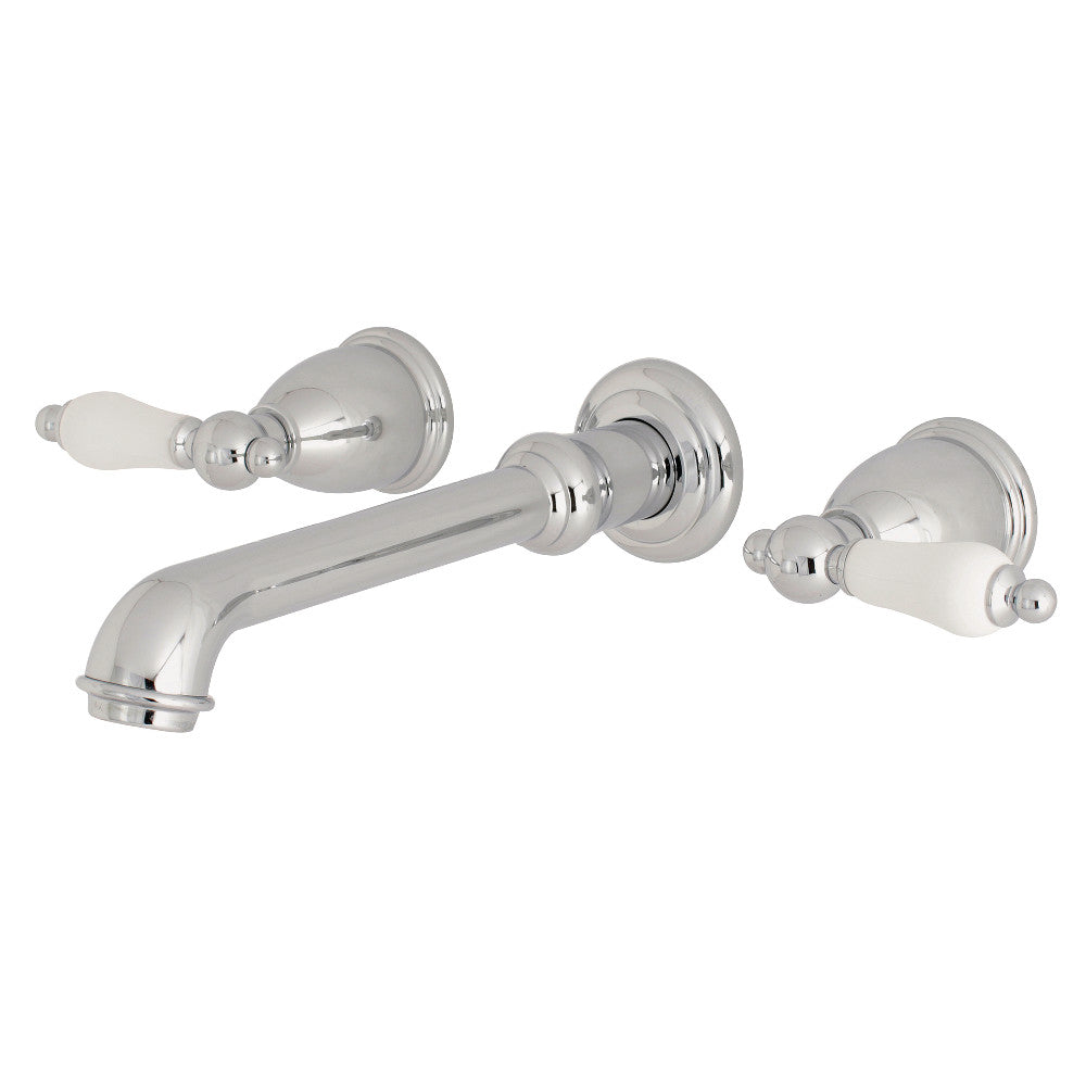 Kingston Brass KS7128PL Two-Handle Wall Mount Bathroom Faucet