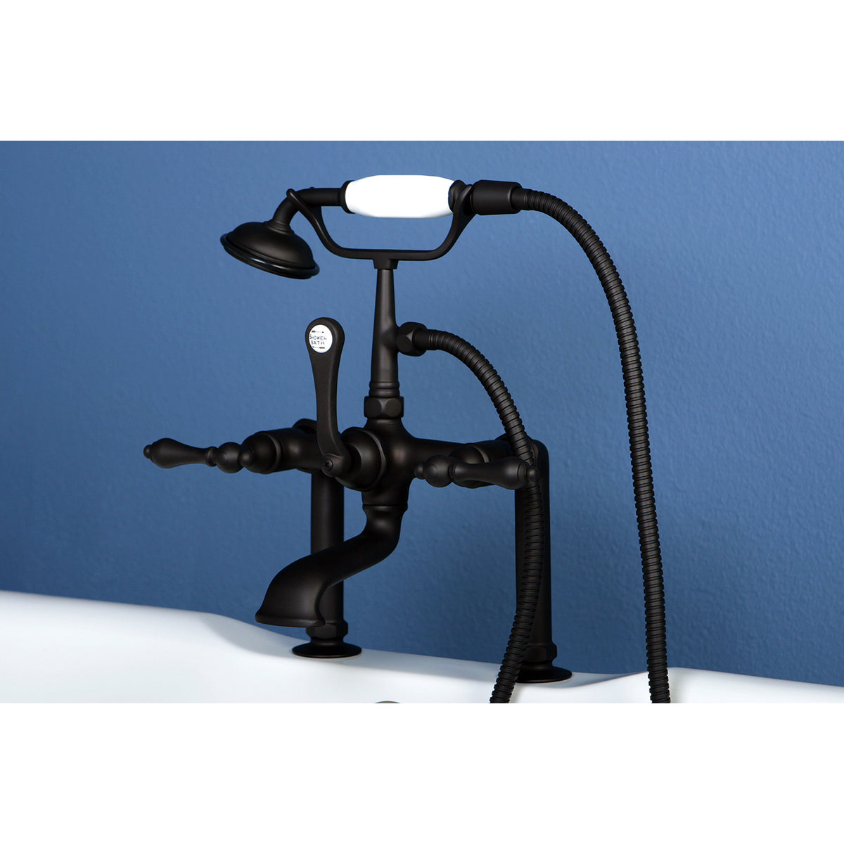 Vintage 7-Inch Deck Mount Clawfoot Tub Faucet