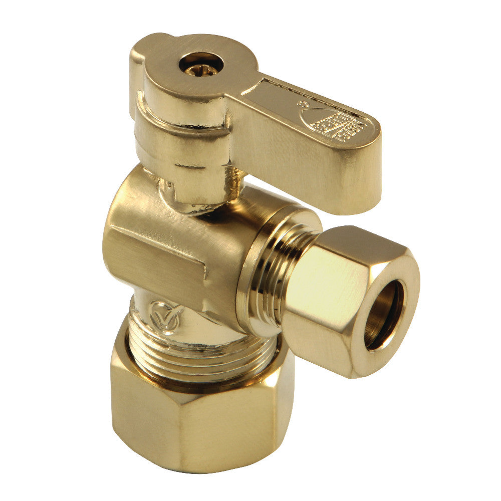 Kingston Brass 5/8" OD Comp x 3/8" OD Comp Angle Stop Valve