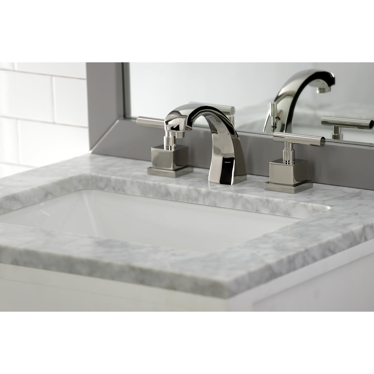 Kingston Brass KS4983CQL Claremont 8" Widespread Bathroom Faucet