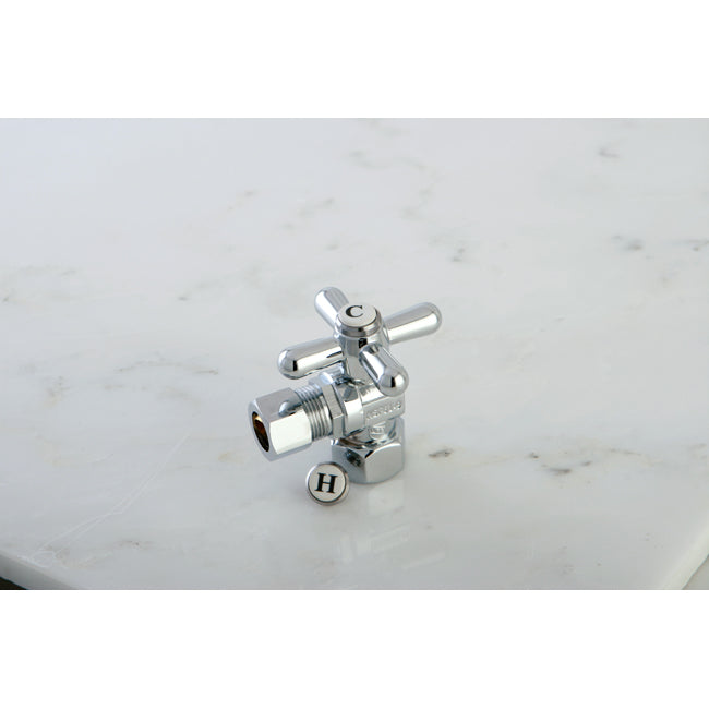 Kingston Brass 1/2" IPS X 1/2" OD Comp Angle Stop Valve