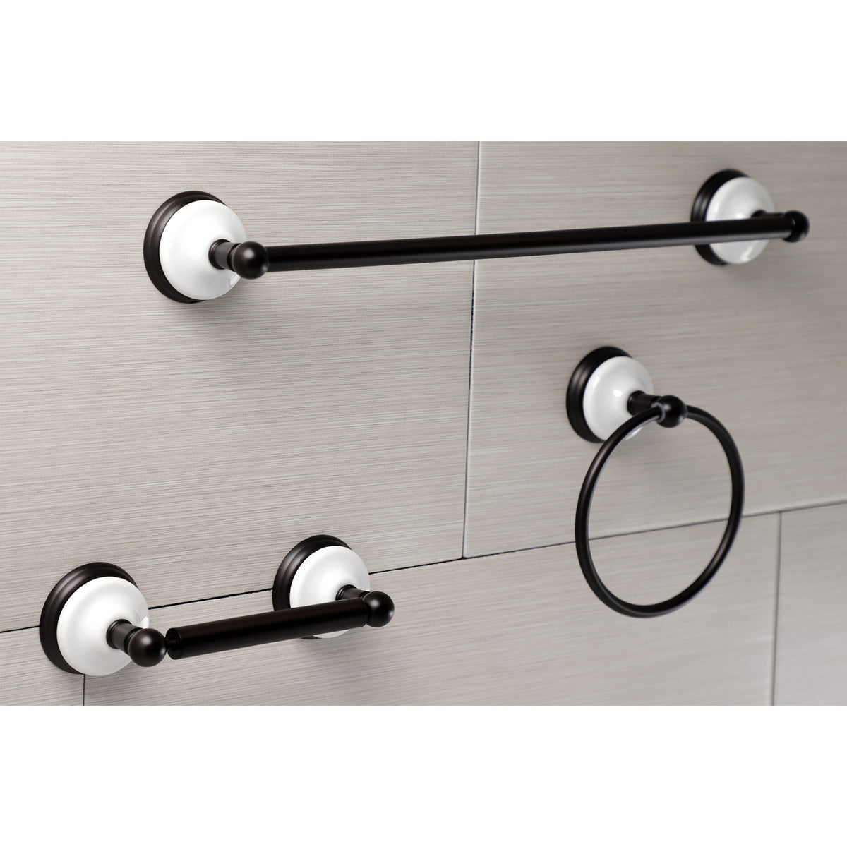 Kingston Brass Victorian 3-Piece Bathroom Hardware