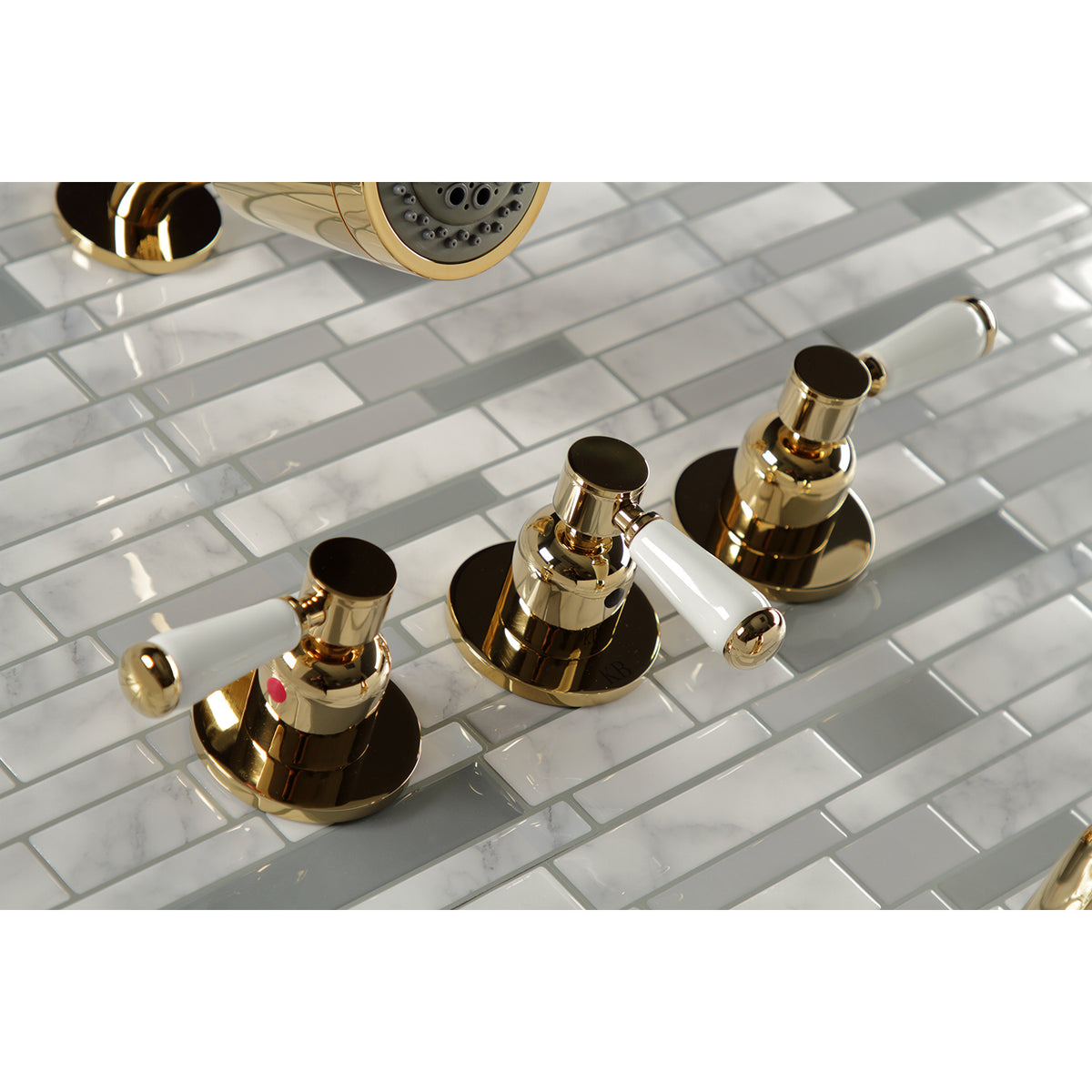 Paris Three-Handle Tub and Shower Faucet