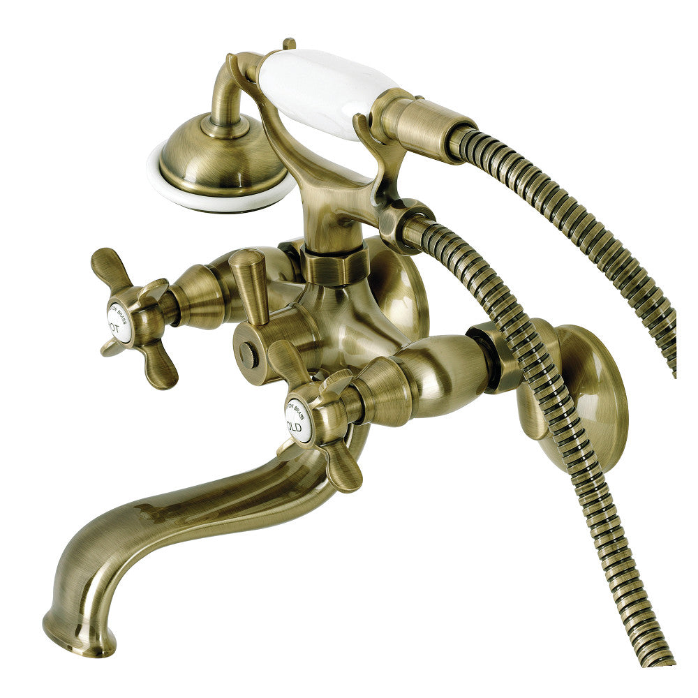 Essex Wall Mount Clawfoot Tub Faucet with Hand Shower