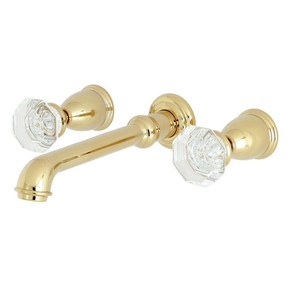 Kingston Brass KS7128WCL Celebrity Two-Handle Wall Mount Bathroom Faucet
