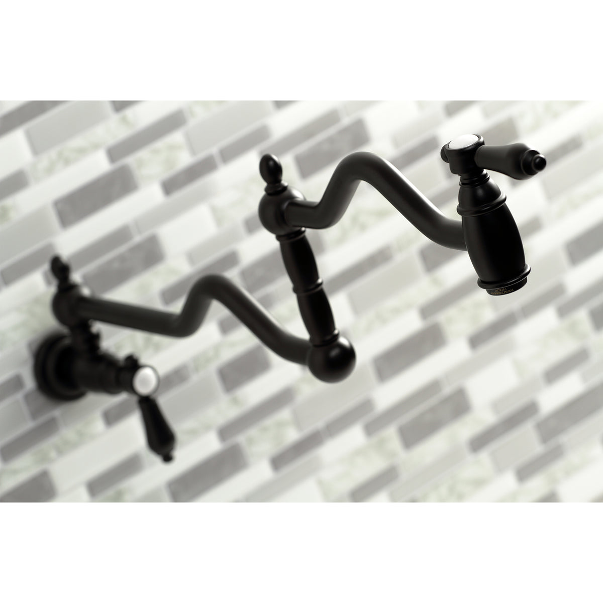 Kingston Brass KS2100BAL Heirloom Wall Mount Pot Filler